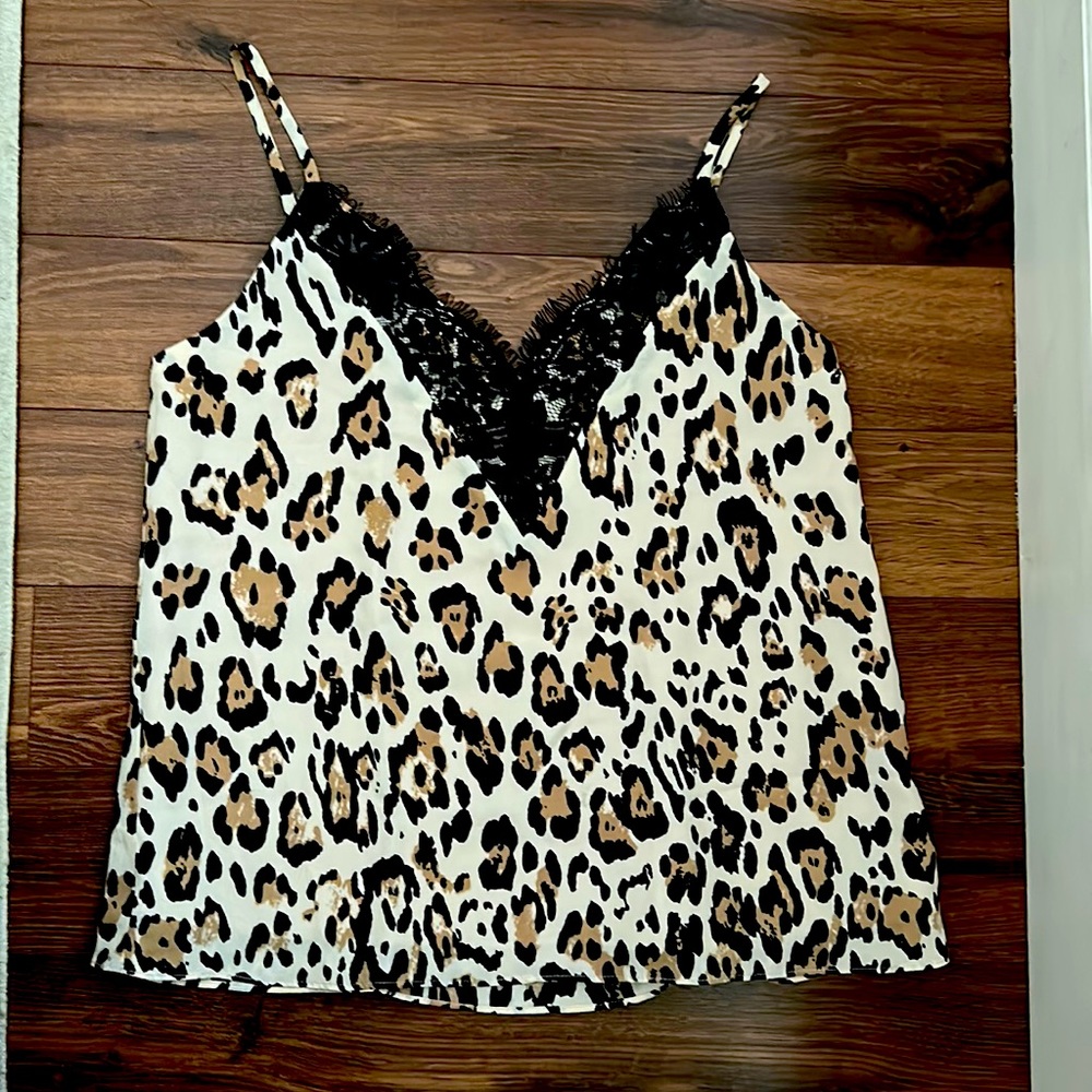 NWT Leopard tank top